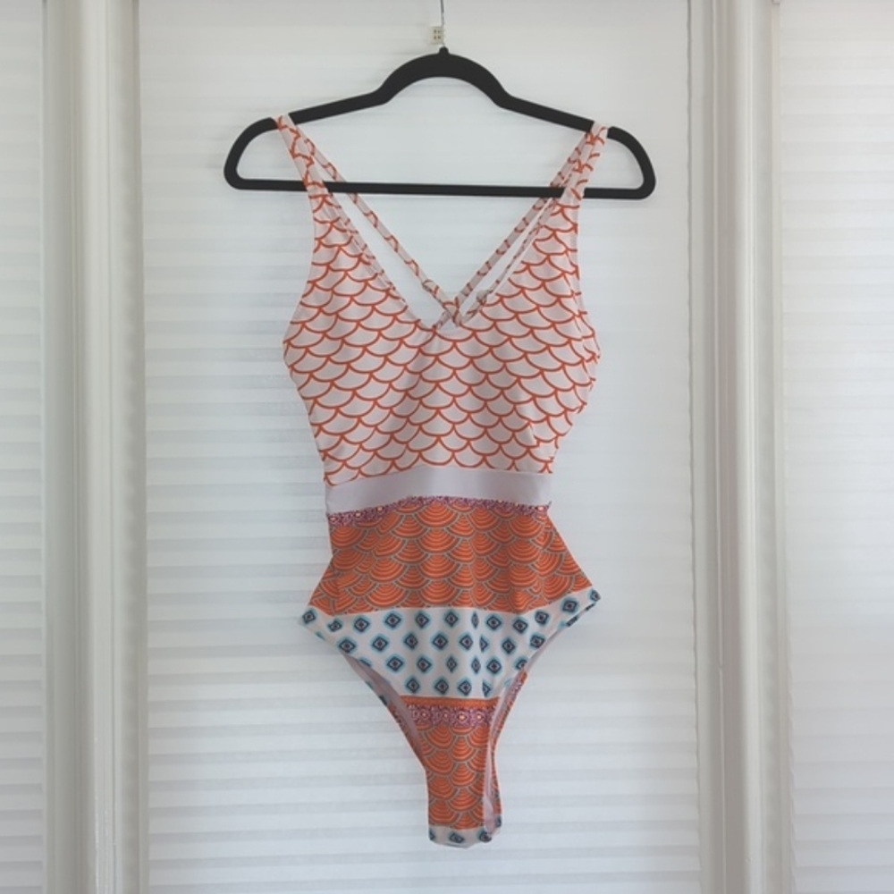 Cupshe One Piece Bathing Suit - Boho Swimsuit
